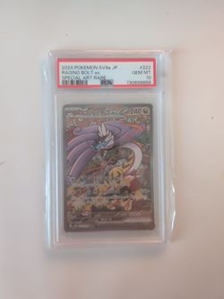 Pokemon jp Raging Bolt SAR #222 psa 10