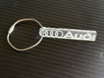 Audi R8 S4 S5 Quattro RS5 RS7 Q5 SQ5 ETron acrylic laser etch keychain