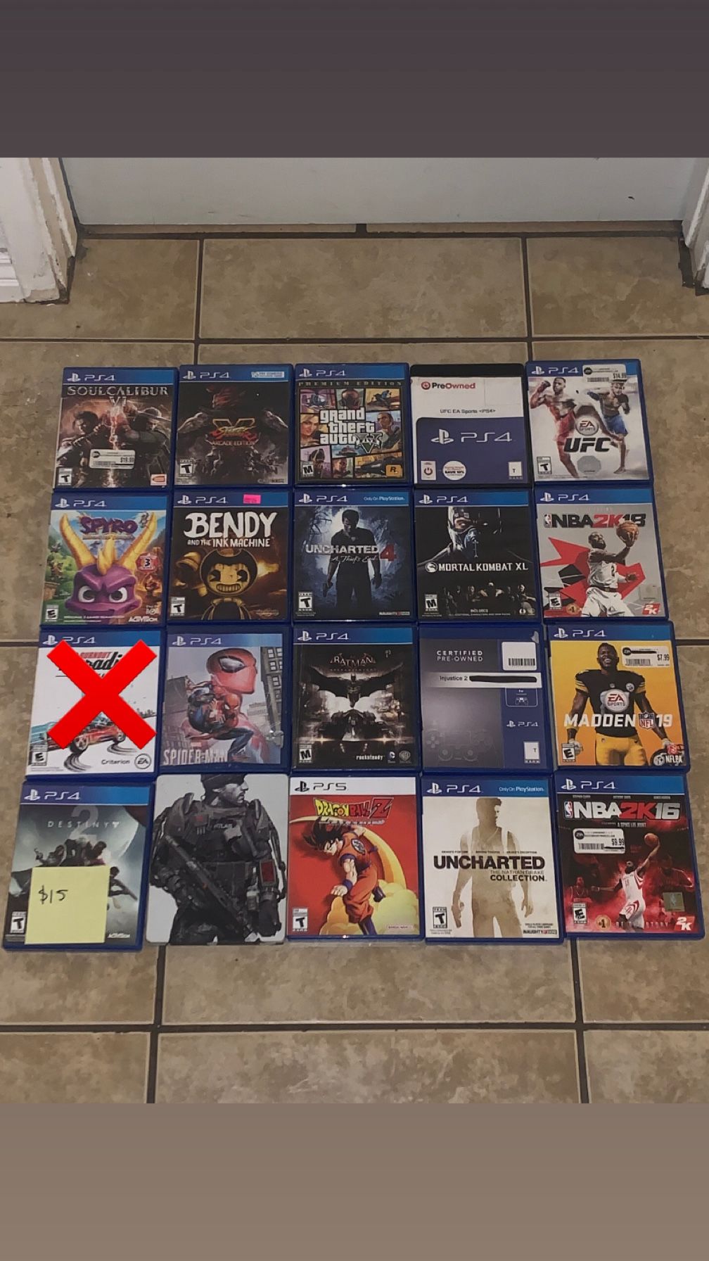 PlayStation 4 Video Game Collection PS4 For Sale