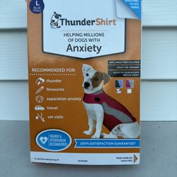 ThunderShirt For Dog Anxiety shirt - Large, Blue