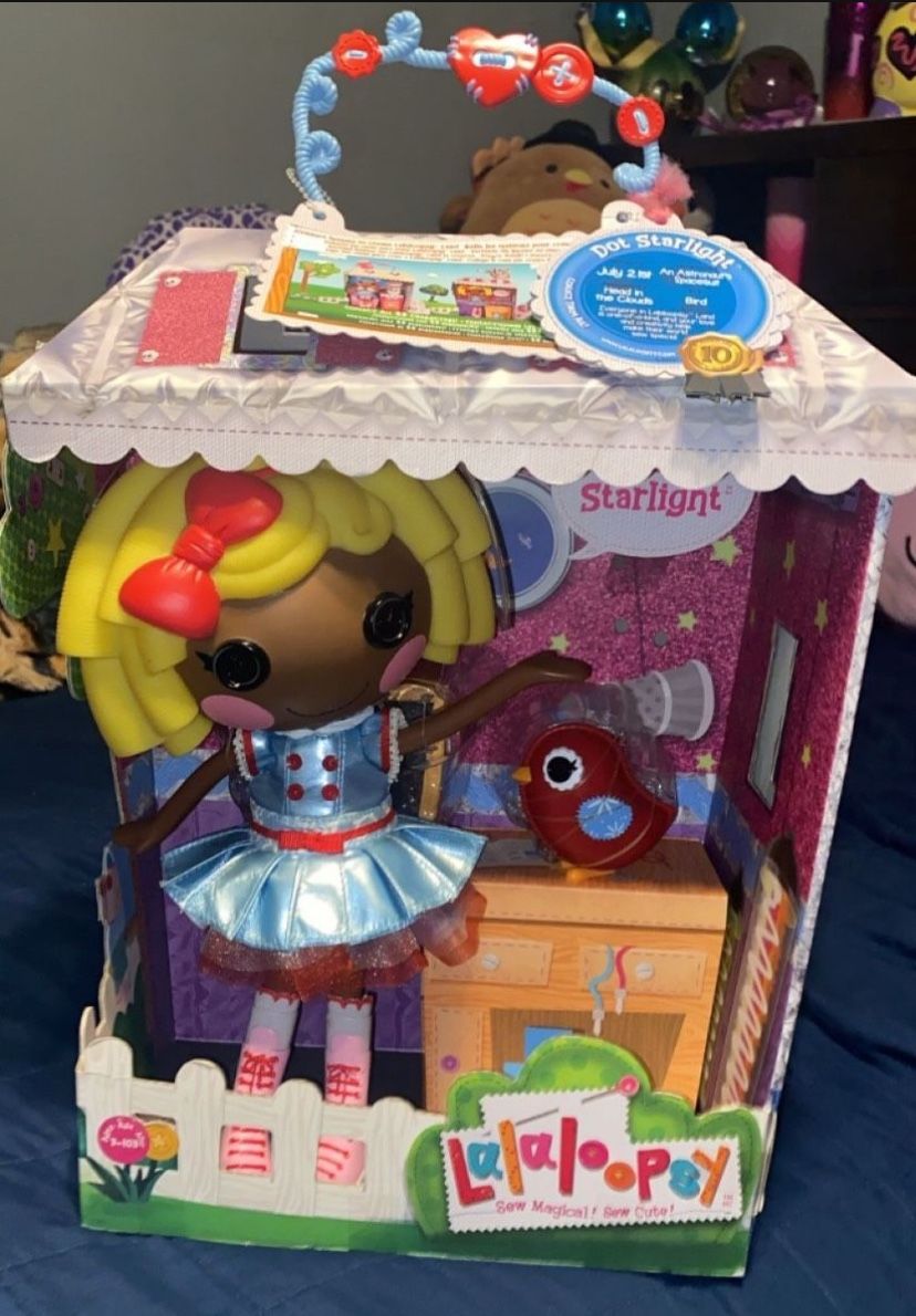 Lalaloopsy Dot Starlight Doll Playset with Pet Bird, 2 Pieces