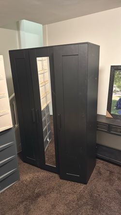 IKEA brimnes wardrobe with 3 doorsblack