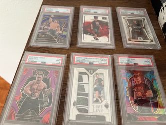 John Cena PSA Graded WWE Trading Card Lot