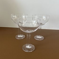 Vintage Rosenthal Studio Line “cupola” Champagne Coupe / Sherhet Glasses