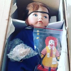MC DONALDS AND ME 1ST ISSUE PORCELAIN DOLL