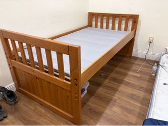 Twin Bed + 5-Drawer Dresser