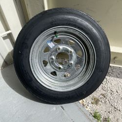 New 4.80-12inch trailer tire With 5-lug galvanize rims.$75/each