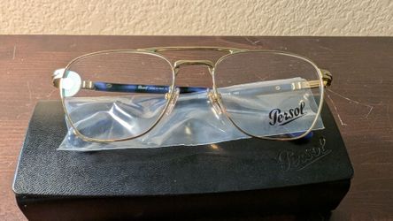 Persol mens Po2494v Square Prescription Eyewear Frames (Gold)