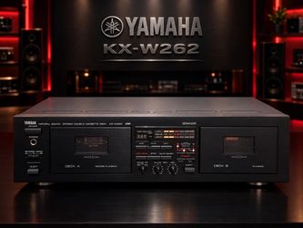 Yamaha KX-W262 Dual Cassette Tape Deck - Serviced