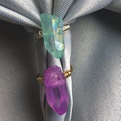 Crystal Chunk Rings