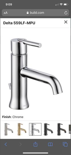 Delta Trinsic Chrome Faucet New in box