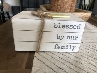 Home Decor Blessed By Our Family