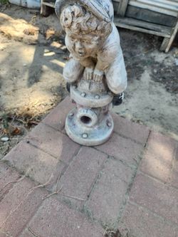 Cement statue