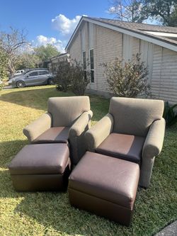 Chair with ottoman Set