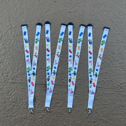 4 Brand new Legoland Mini-Figure Lanyards