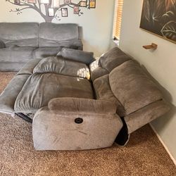 2 Electric Recliner Love Seat Sofa Couches