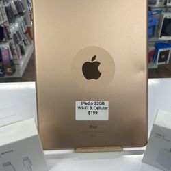 iPad 6 WiFi-CELLULAR 32GB