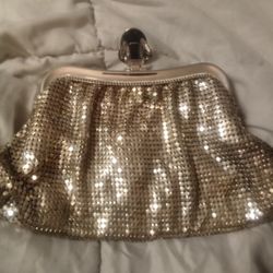 Silver Tone Clutch 