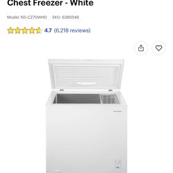 Insignia Deep Freezer 7 Cu. Ft.