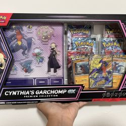 Pokemon Trading Card:Cynthia’s Garchomp Ex Premium collection