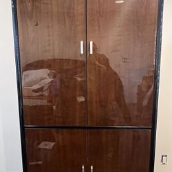 Henredon Scene III Black Lacquer Bedroom Furniture 