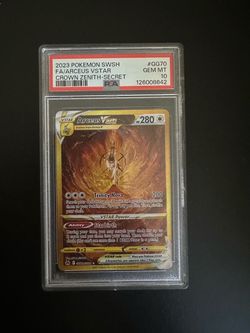 Pokemon Arceus VSTAR Gold Crown Zenith