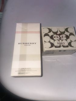Burberry Touch And Coach Legacy Perfume ! Unopened ! 