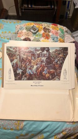11.5 x 17 Signed Prints Of Original Art Pieces On Display in Oklahoma Capital 4 Prints $10 A Piece