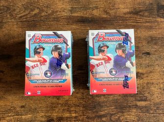 Two (2) 2026 Bowman Baseball Retail Value Blaster Box Sealed