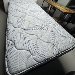 Twin Size Bed Frame w/ Mattress 