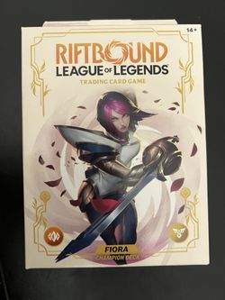 Riftbound League Of Legends Spiritforged - Champion Deck (Fiora) - (SPF) 
