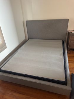 Queen size bed mattress included $225