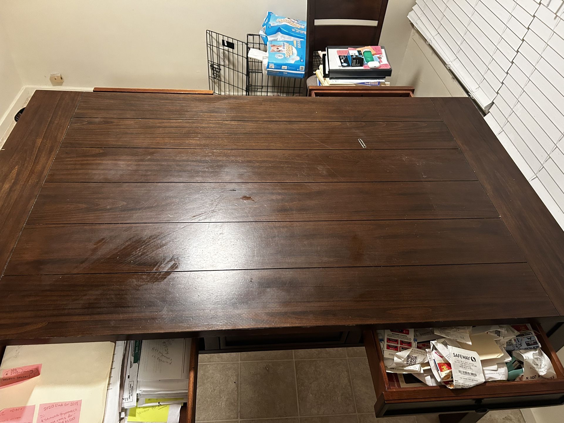 Real Wood Dining Table