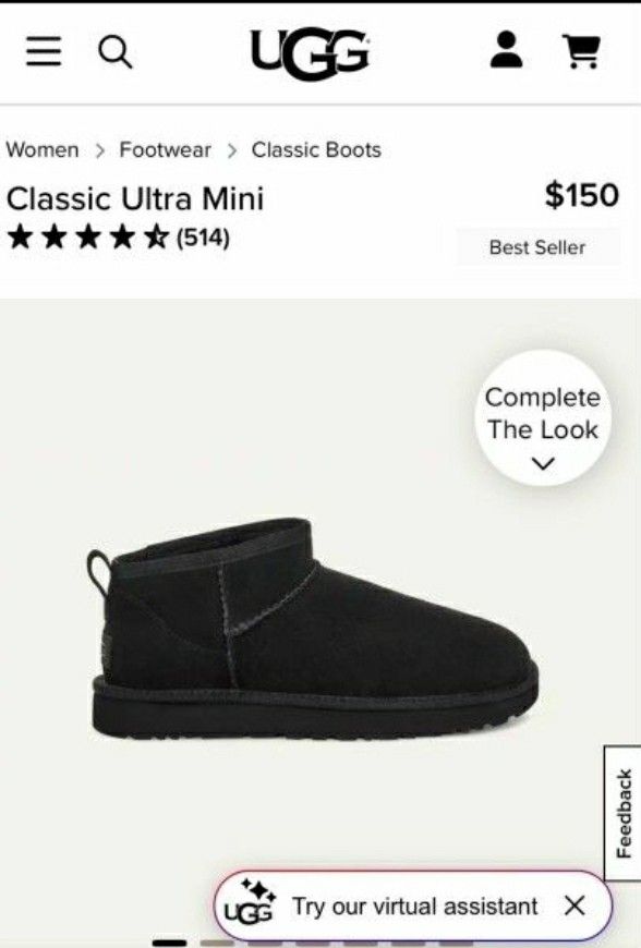 Ugg Australia Mini Boots, Pick Up In Asuza