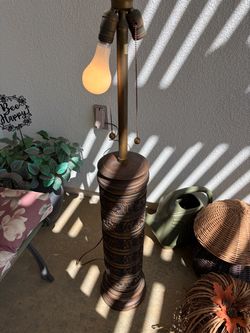 Vintage Torchiere Floor Lamp No Shade