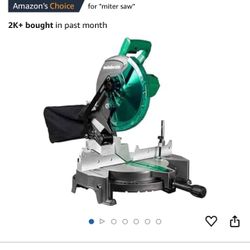 Like New Metabo 10 Inch Compound Miter Saw 15 Amp 
