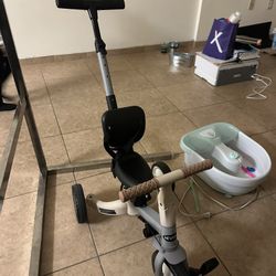 TR007newyoo Toddler Tricycle with Push Handle for 1-3 Year Old