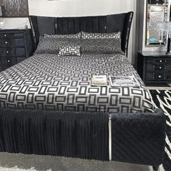 New In Box King Size Bed Frame With Mattress (Read Description Below)