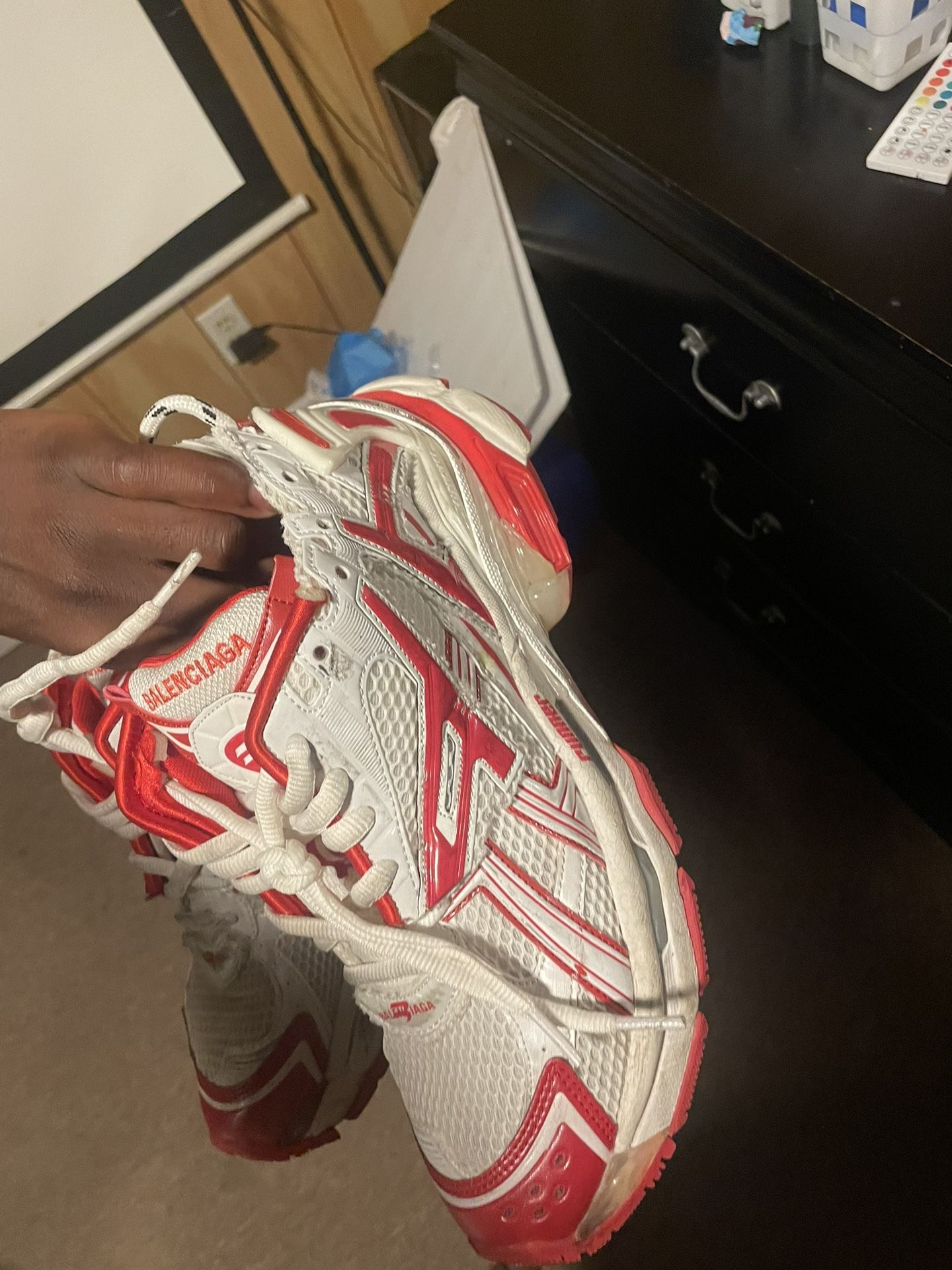 Balenciaga Runner Sneaker "white Red"