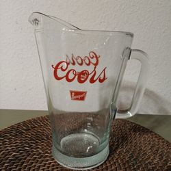 70's Era Coors 2 Qt. Glass Pitcher