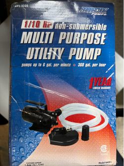 Barracuda multipurpose utility pump