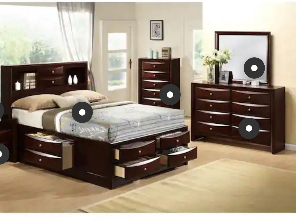 3 Piece Storage Bedroom Set