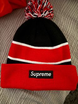 Supreme Beanie Brand New Rare Winter Hat with Ball on Top