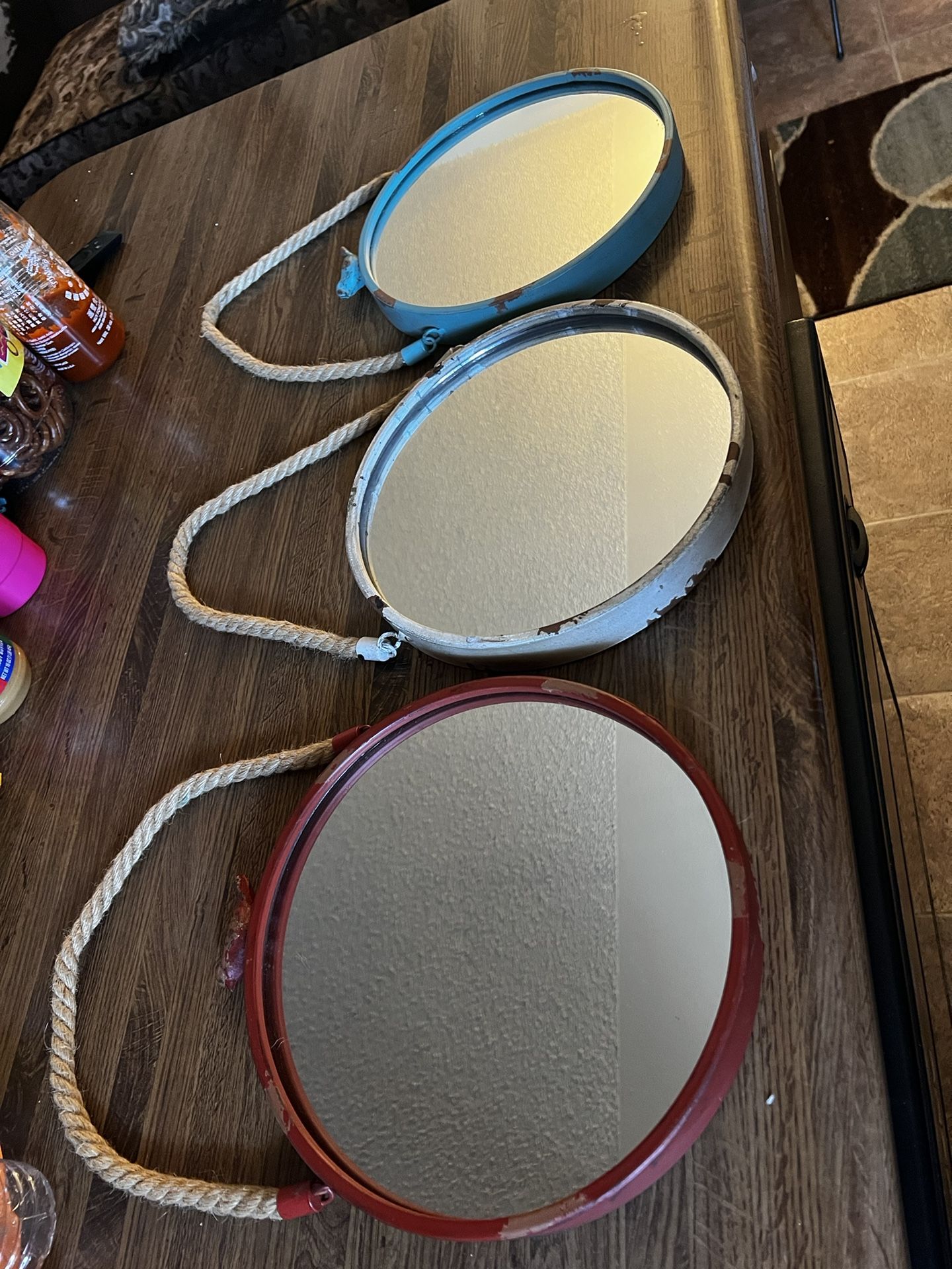 Wall Hanging Circle Mirror Sets