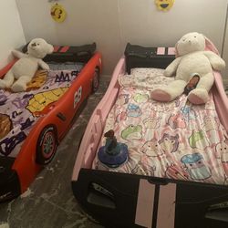 Kids Twin Bed Frame- Car Design 