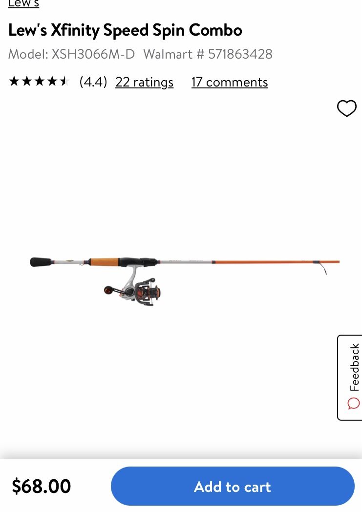 Lews Xfinity Fishing Pole