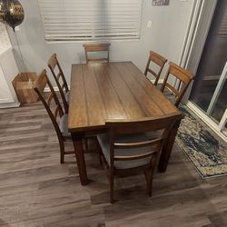 Dinner Table And Serving Table