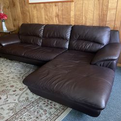 Real Leather Couch