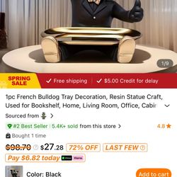 French Bulldog Display Tray