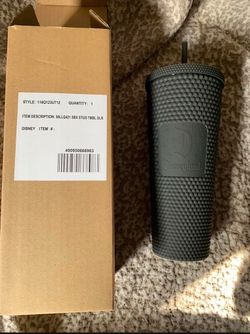 Disneyland-geometric-starbucks-tumbler-with-straw-black